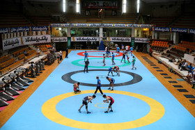 آخرین تمرین تیم ملی کشتی پیش از مسابقات جام جهانی آمریکا